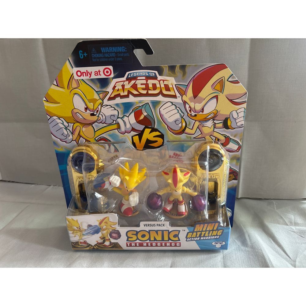 Exclusive Sonic The Hedgehog Legends of Akedo Mini Battle Action Figures VS Pack